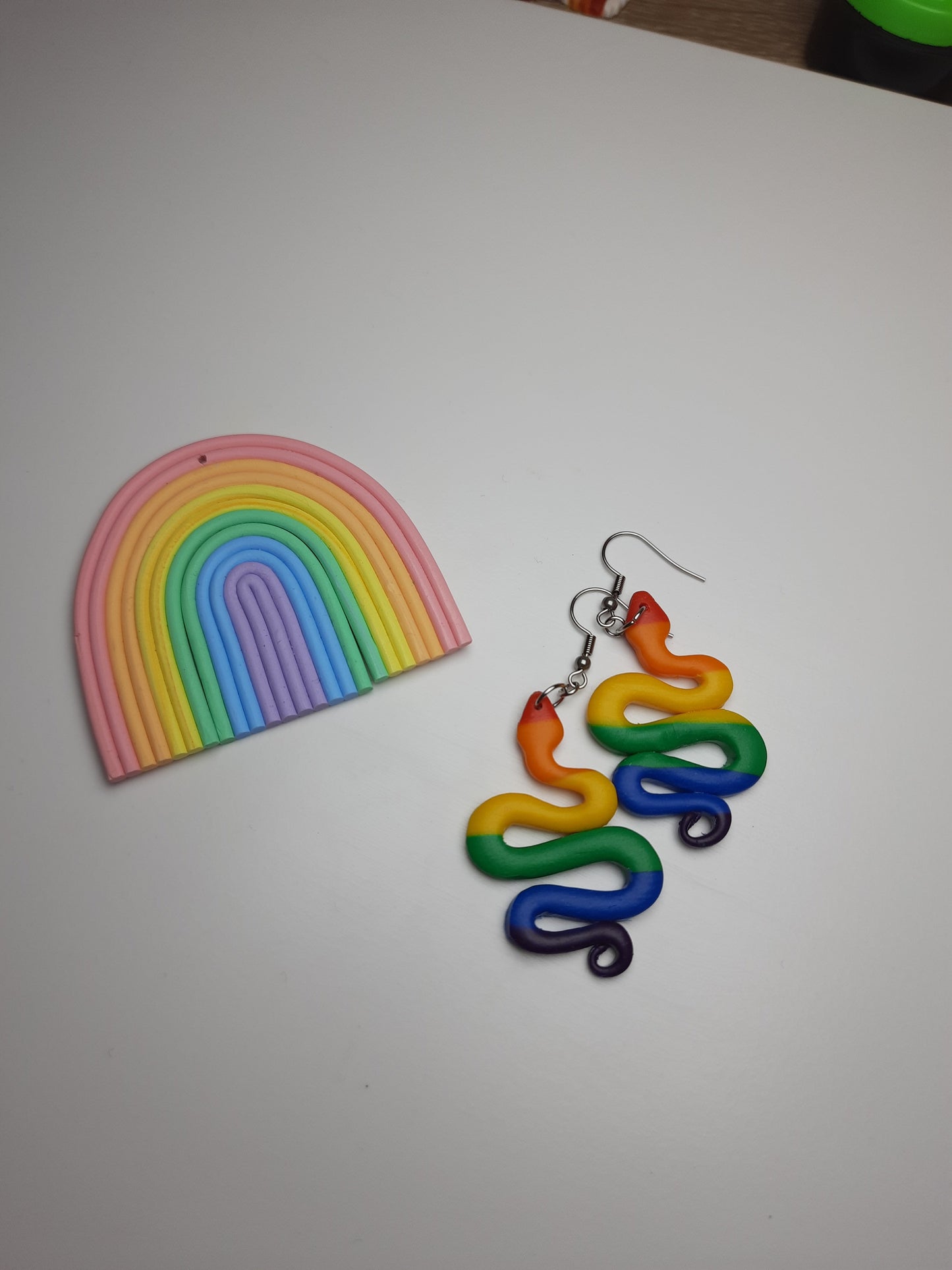 Rainbow Snake Danglies