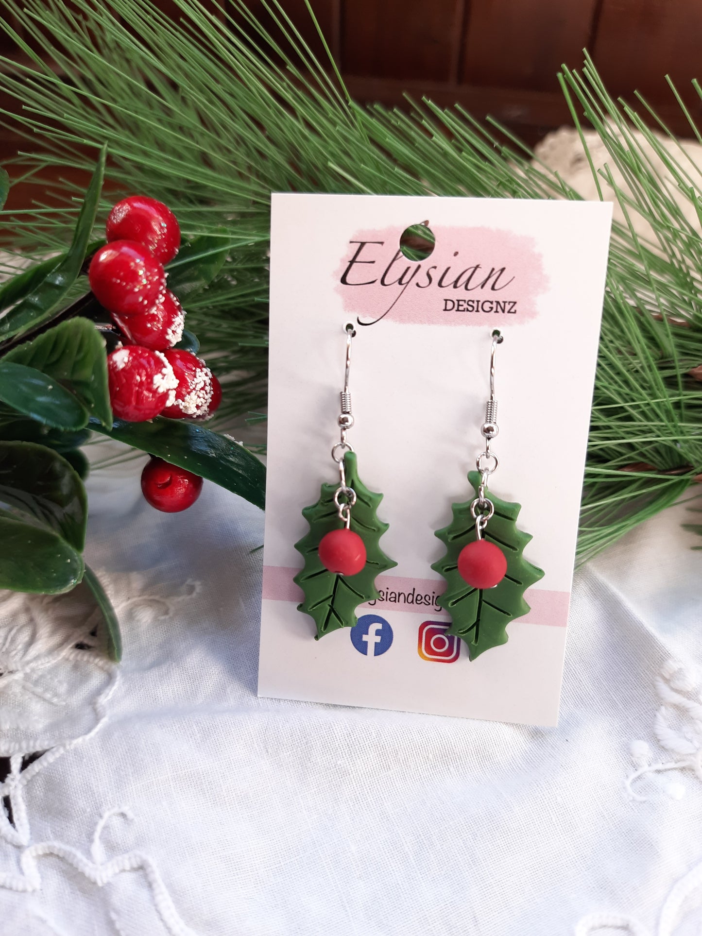 Holly Earrings