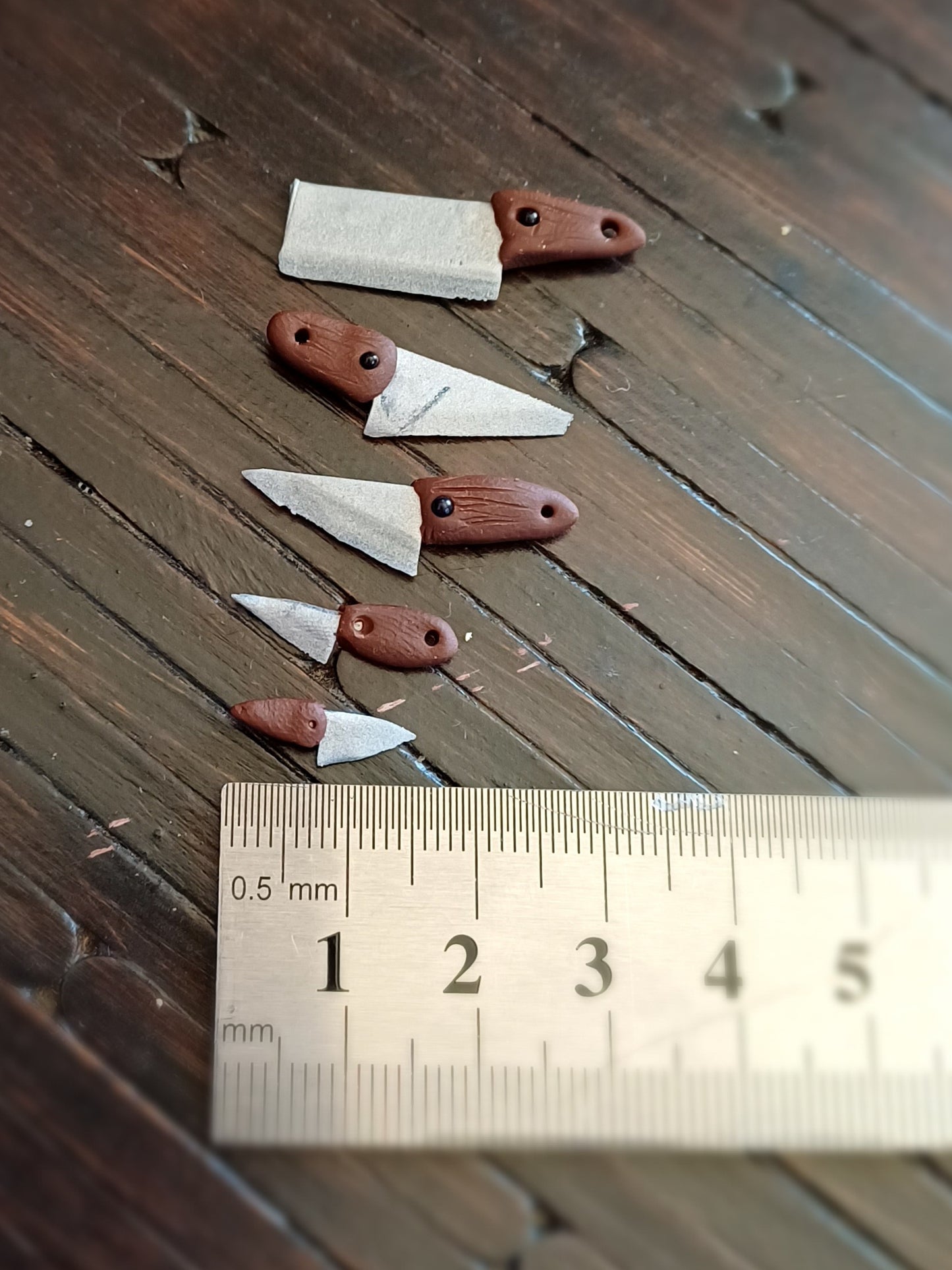 1:6 Miniature Kitchen Knives