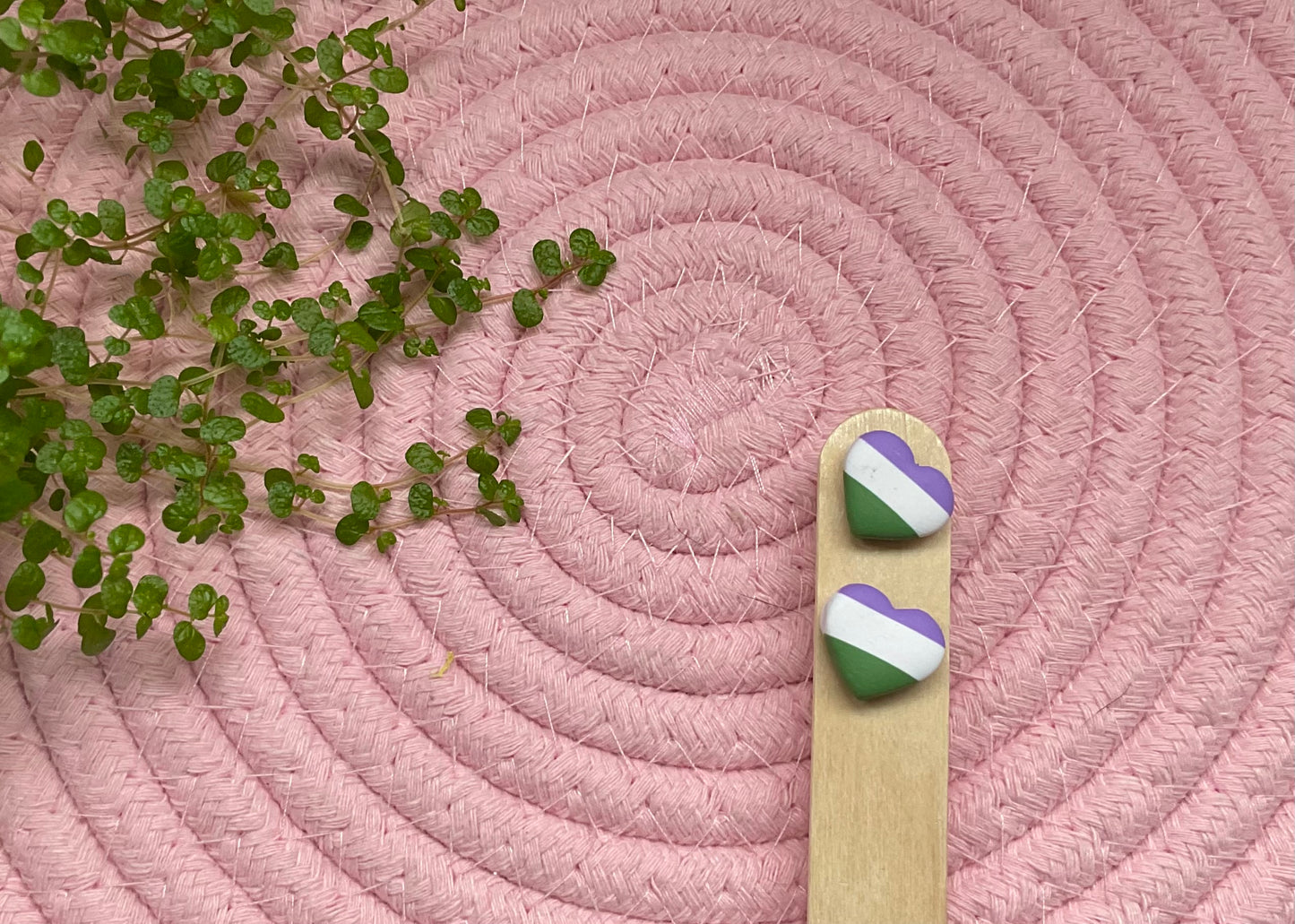 Genderqueer Flag Studs