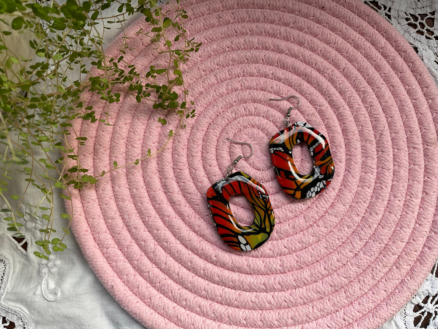 Monarch Slab Earrings - LIMITED EDITION