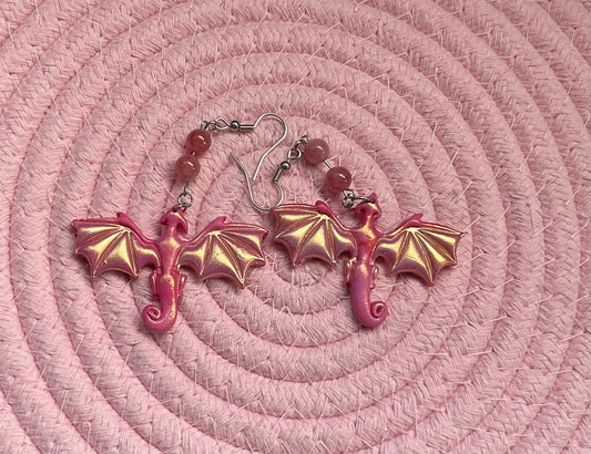 Rose Gold Dragon - Crystal Collection