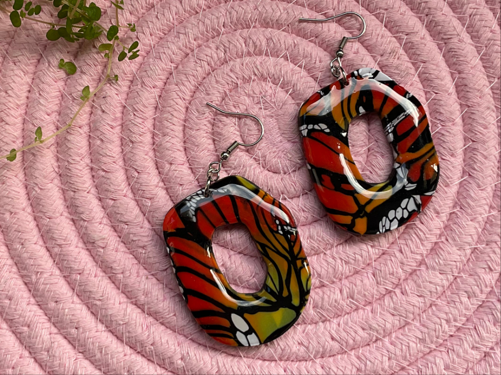 Monarch Slab Earrings - LIMITED EDITION