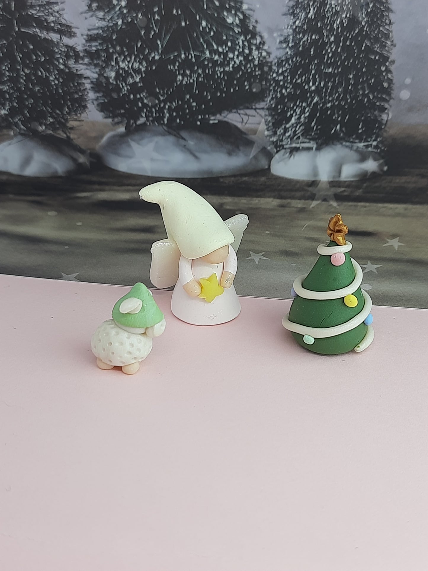 Scandinavian Gnome Nativity Set