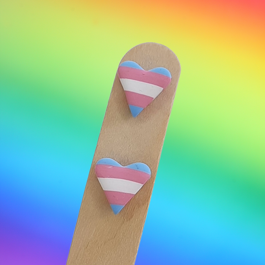 Trans Flag Studs