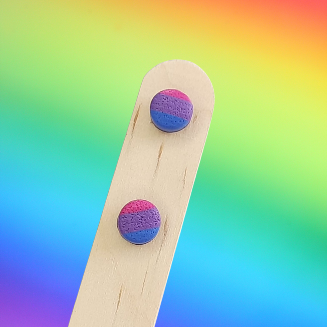 Bisexual Flag Studs